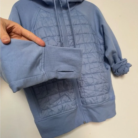 Old Navy Active Light Blue Fleece Jacket - Picture 5 of 9